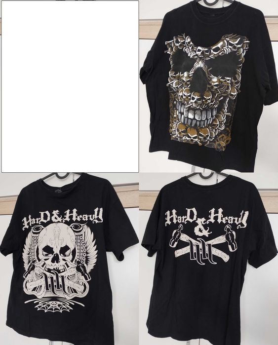 Тениски с двойна щампа (лице,гръб) и  гумирана щампа