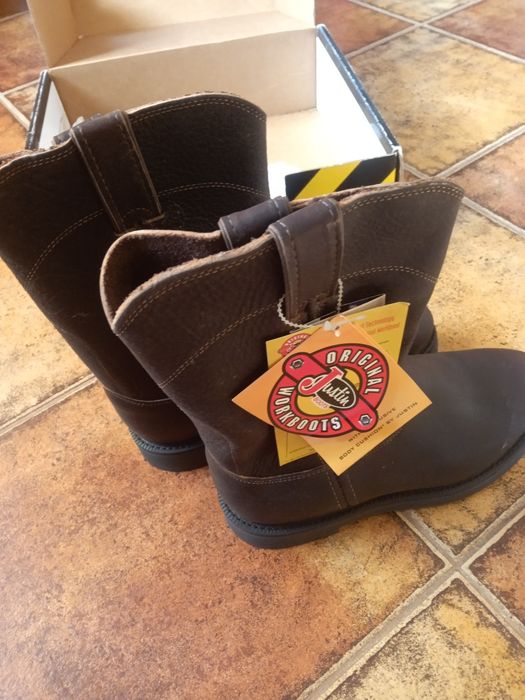 Cizme originale Justin,piele