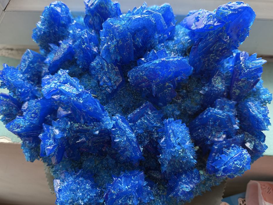 Mineral albastru Calcantita 32 cm lungime,25 cm latime, 20 cm inaltime