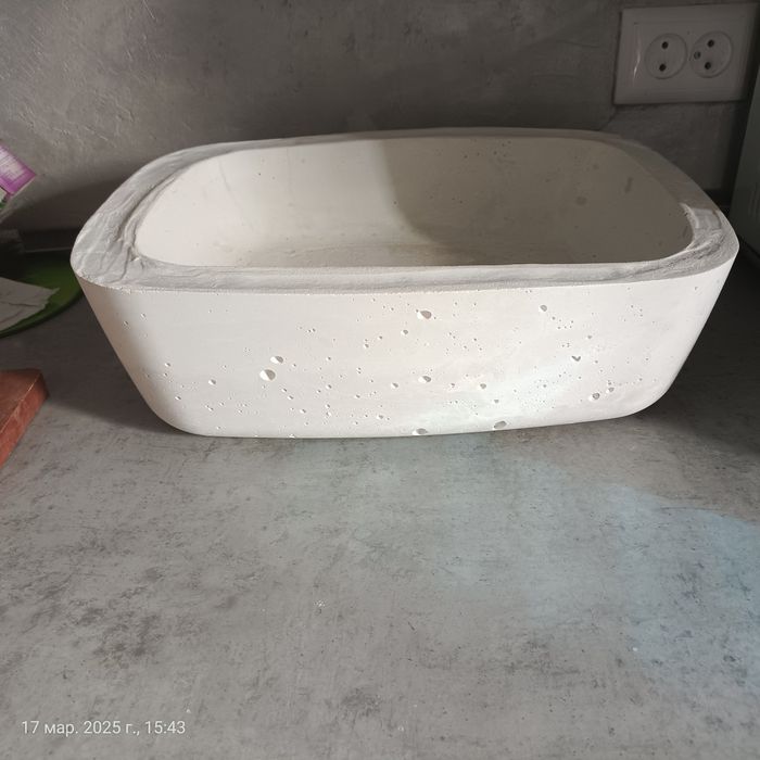 Раковина бетонная