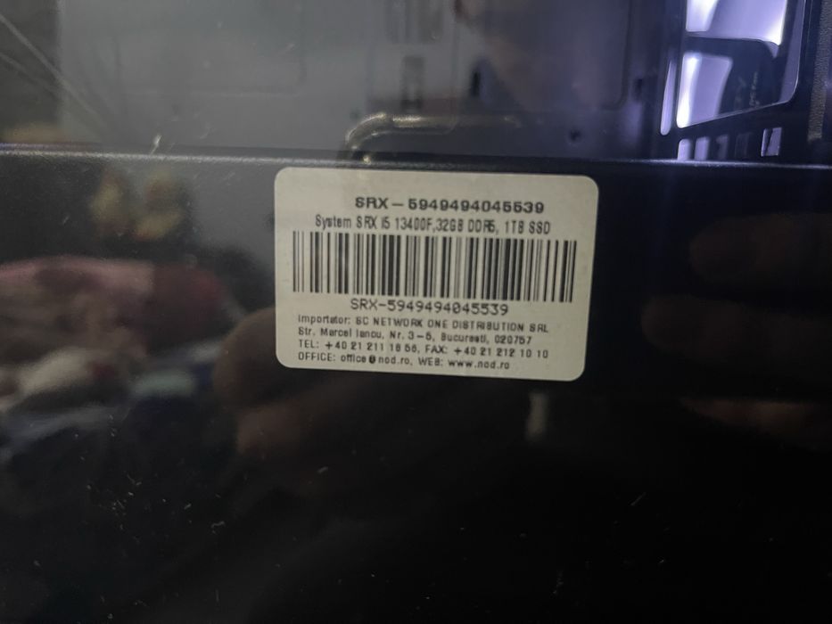 Vand pc gaming rtx 3060 12 gb si monitor 120hz