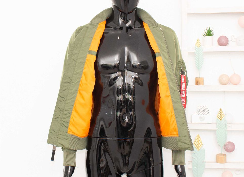 Alpha Industries MA-1 оригинално мъжко яке в зелено S