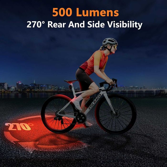 Задна светлина за велосипед RAVEMEN TR500 500 lm
