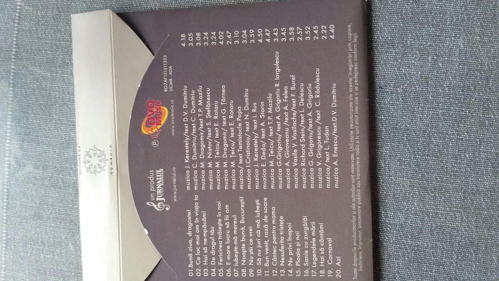 Lot 7 CD-uri muzică românească