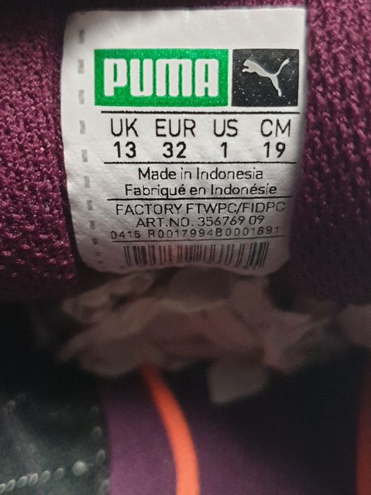 Încălțăminte PUMA , masura 32