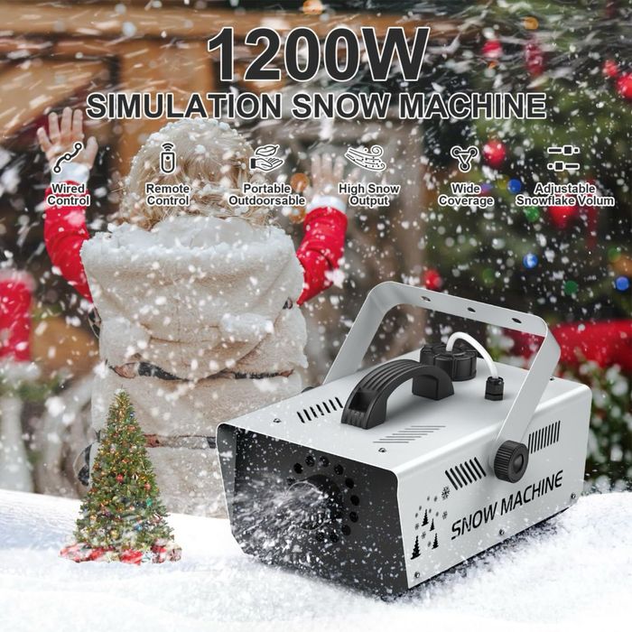 Mașină de Zăpadă 1200W cu Telecomandă