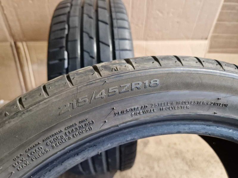 2 Hankook R18 215/45
летни гуми DOT4321