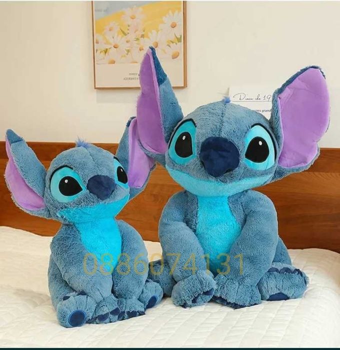 Голям Плюшен Стич, 100см 80см, Плюшени играчки Lilo Stitch