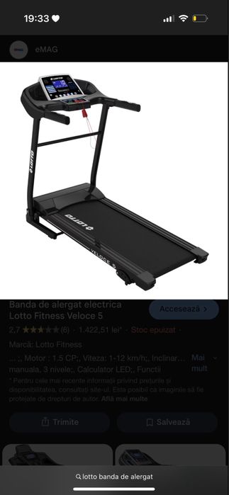 Banda alergat Lotto pret 900