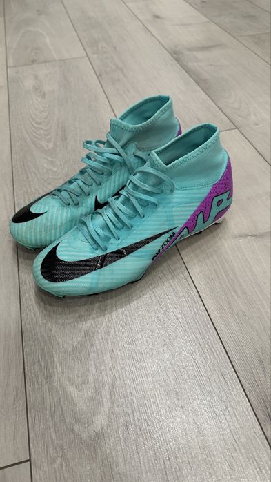 Nike Zoom Mercurial Superfly 9 Elite FG  turcoaz marime 40