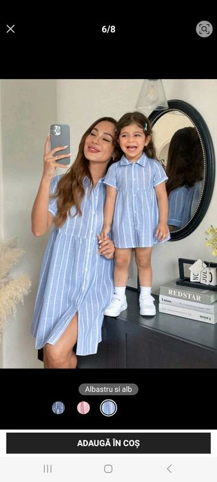 Set rochii mama fiica M/9-12luni