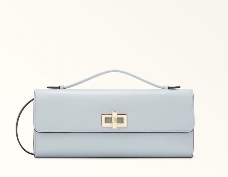 Furla дамска чанта в черен цвят от естествена кожа черна 160€ и синя НОВА 165€