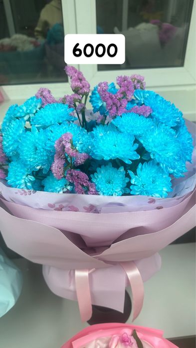 Букеты из роз, хризантемы