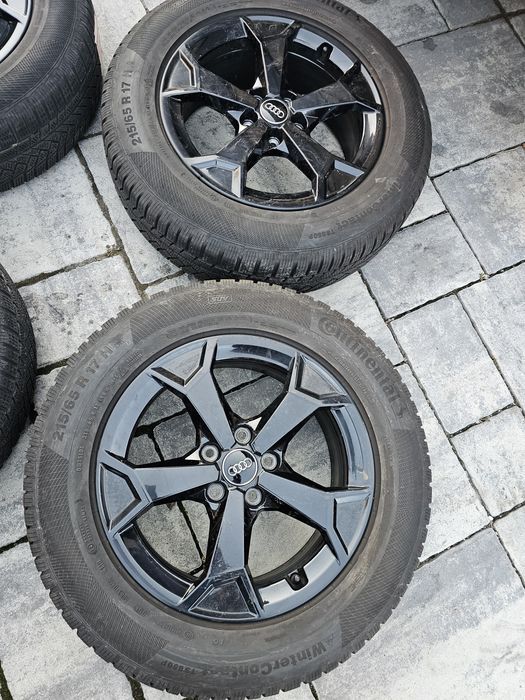 Jante originale Audi Q3 r17 cu cauciucuri de iarna