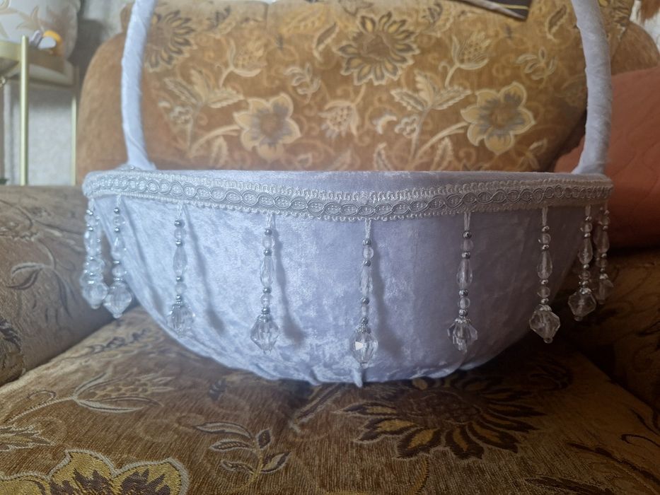 Корзина большая белая