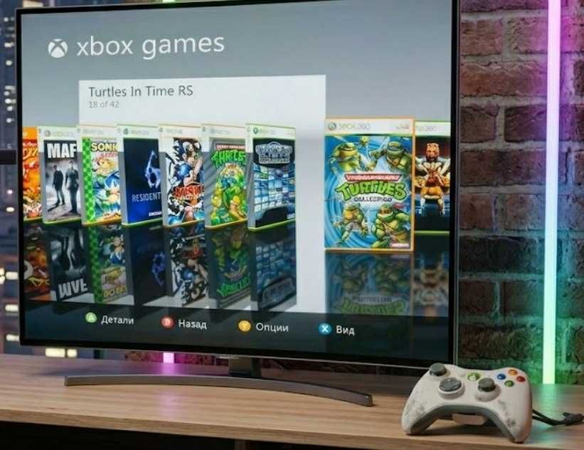 Xbox 360 Slim Прошитый FREEBOOT