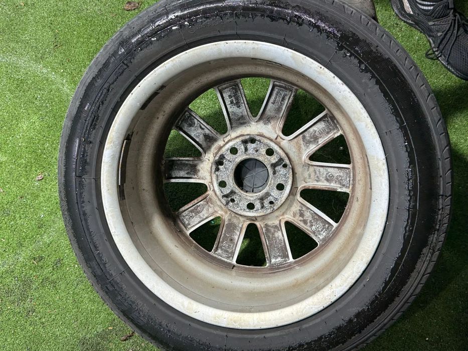 JANTE MERCEDES BENZ R16 / 5x112 / A180 / 6,5JX16H2 ET49 / 205/55 R16 + CAUCIUCURI (X4)
