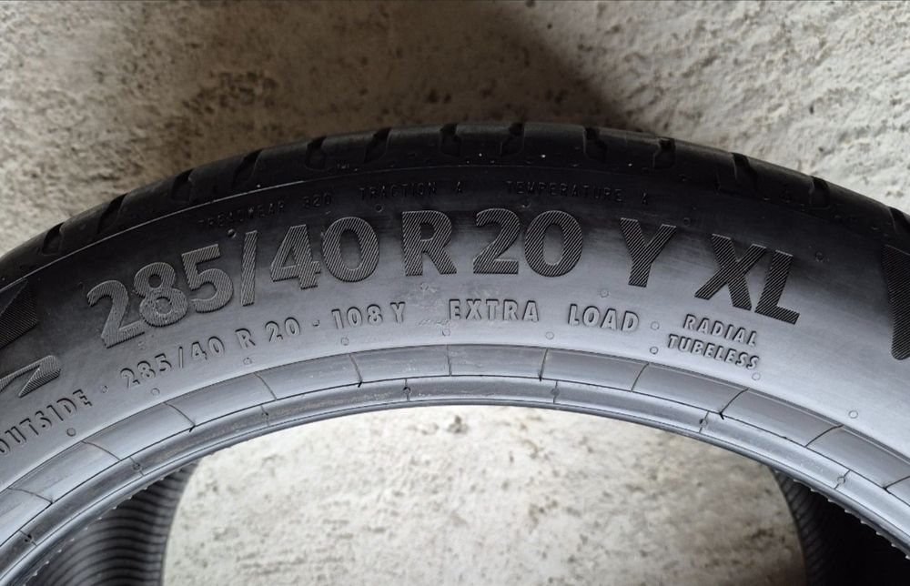Set 2buc 285/40 R20 108Y XL Continental EcoContat 6Q *BMW vară