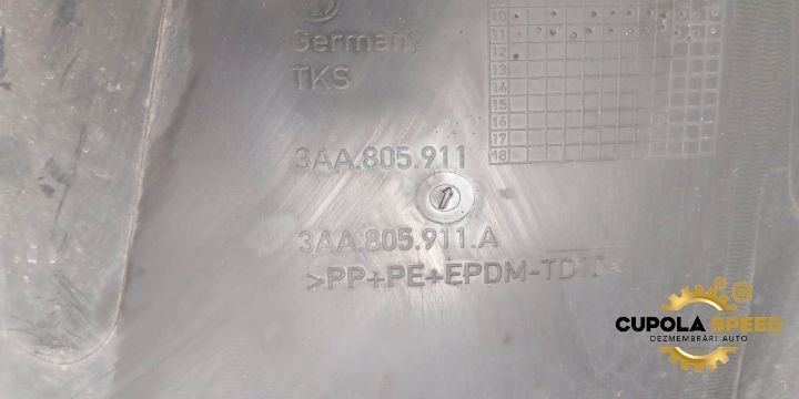 Carenaj stanga fata 3AA805911 Volkswagen VW Passat B7 [2010 - 2015]