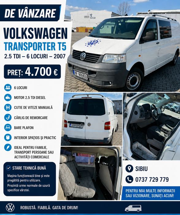 VOLKSWAGEN Transporter 2007
