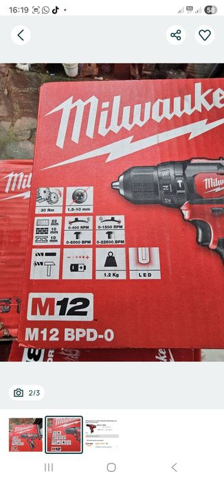 filetanta milwaukee m12BPD-0