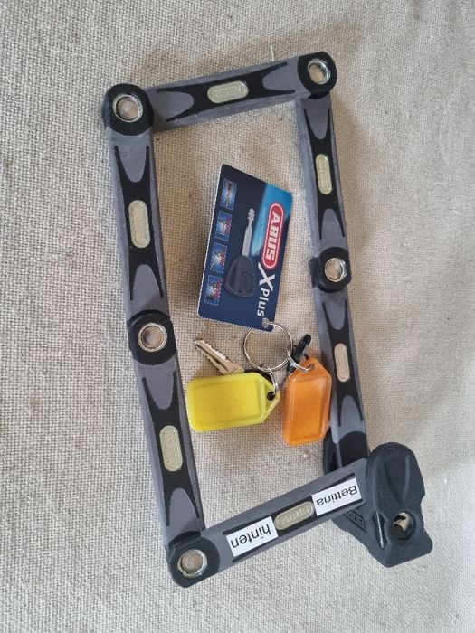 Antifurt bicicleta (lacat) Abus X Plus Bordo. Impecabil.