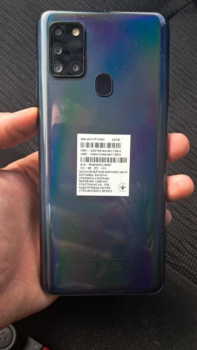 Samsung Galaxy A21s сотилади.