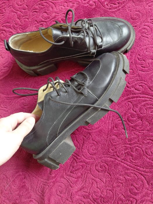 Кожаные ботинки в отличном состоянии