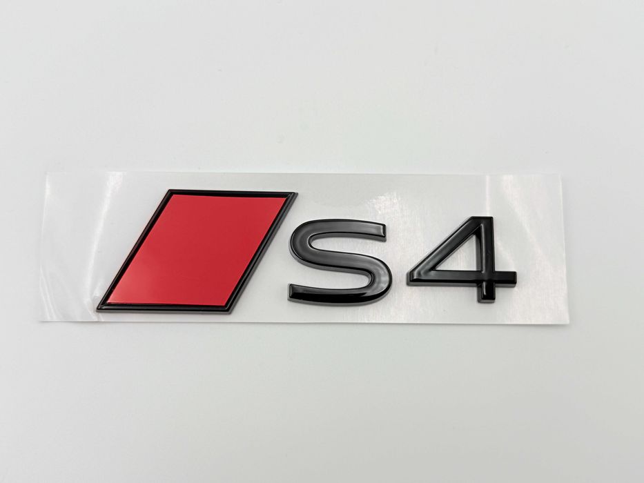 Emblema AUDI S4 spate negru NOU