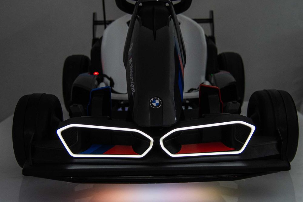 Kart electric cu sasiu ajustabil, BMW Motosport 2x 250W 24V,  #GREY