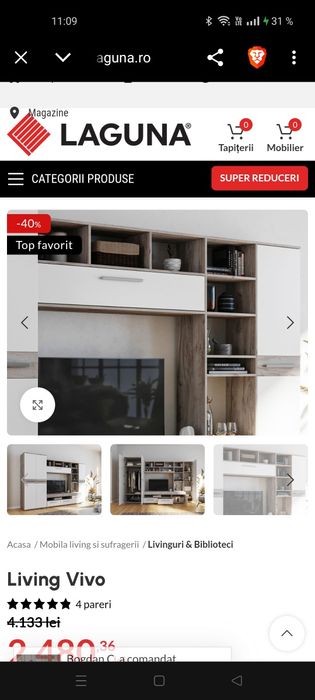 Mobila living Sufragerie