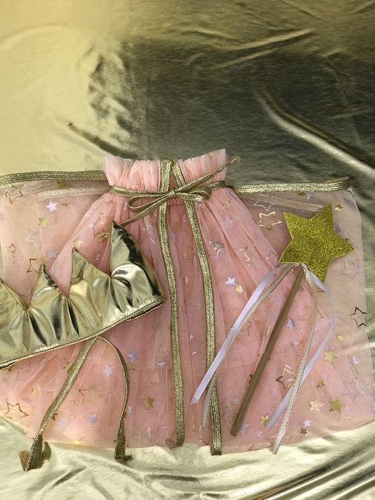 Костюм Новогодний Набор принцессы-волшебницы,накидка,корона,палочка