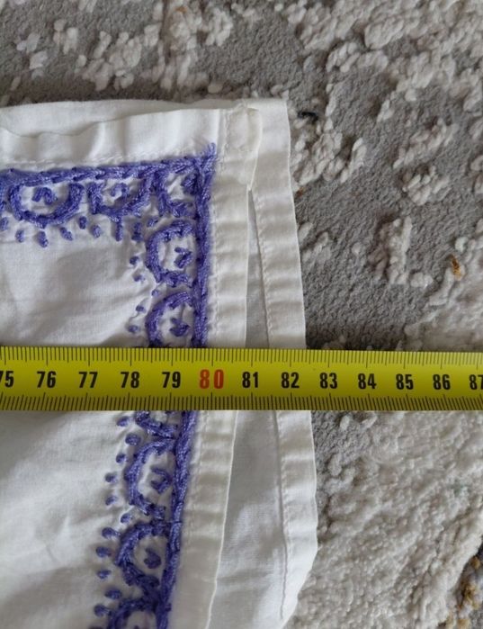 Cămașă ie cusută manual tip rochie