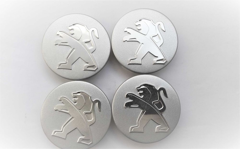 Капачки за джанти Пежо сиво/черно