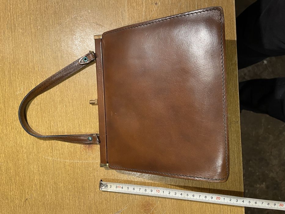 Ретро кожена дамска чанта