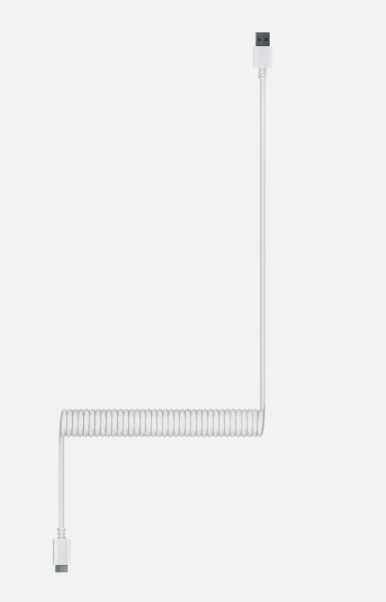 ^ Комплект кейкапов RAZER PBT Keycap + Coiled Cablee - Mercury