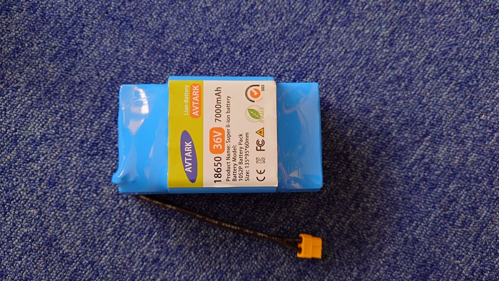 Oferta - 2 acumulatori Li-Ion 36V/7 Ah pentru Hoverboard - Noi