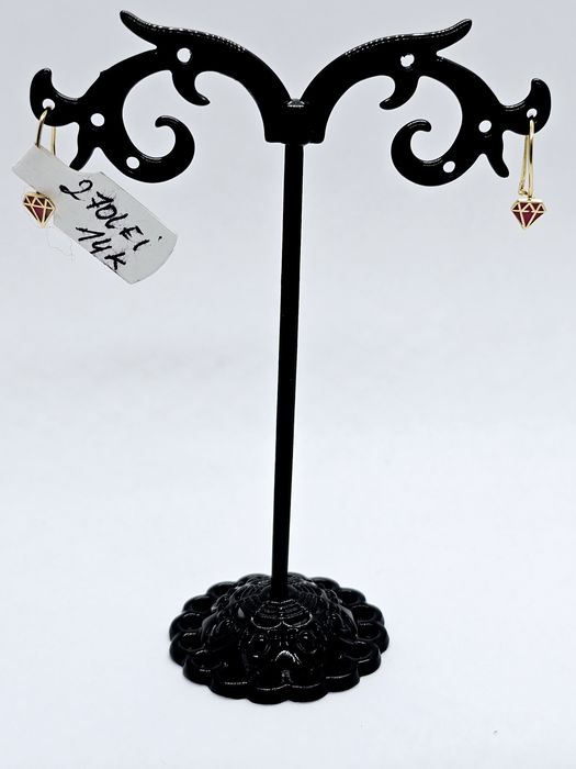 Vand cercei din aur 14 k 0.64 g cod 168