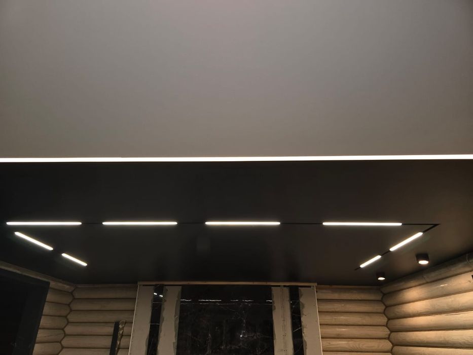 Натяжные потолки , Софиты 10шт в Подарок.