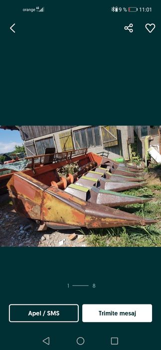 Dezmembrez heder porumb