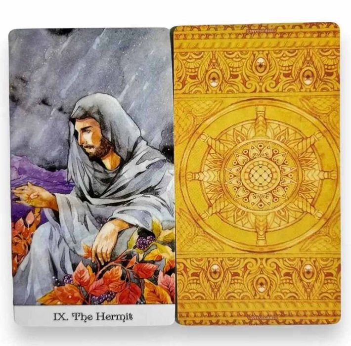 Таро Золотого Колеса ("Tarot of the Golden Wheel"), разм. 6*11!