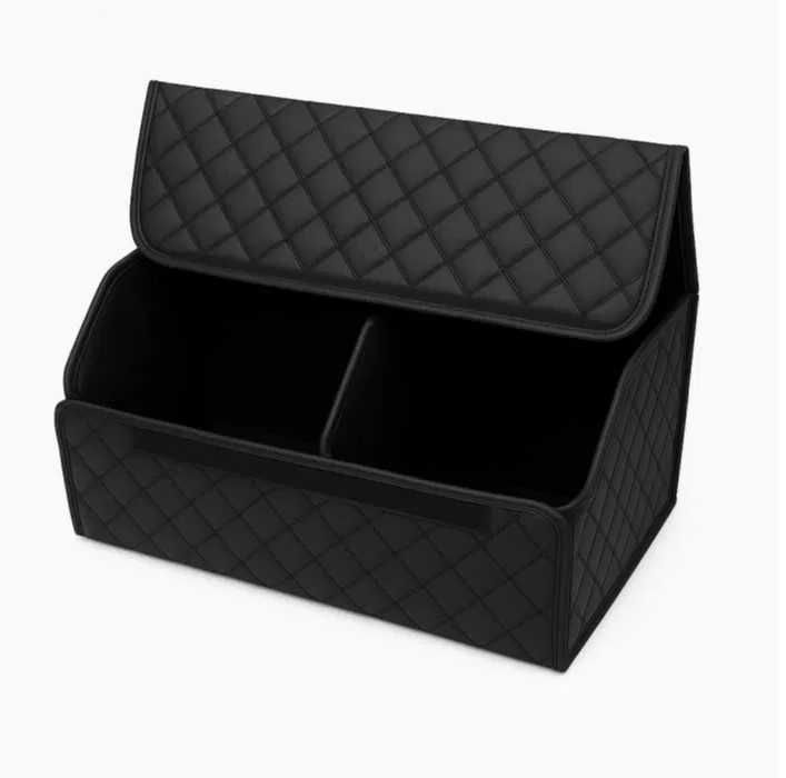 LUX кожен органайзер Mercado Trade, Сгъваем, Черен, Различни размери