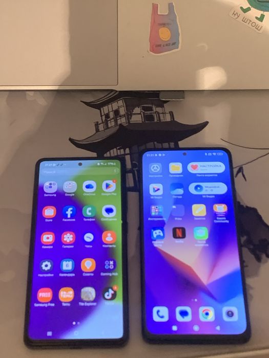 Самсунг а 52 и Редми нот 10про