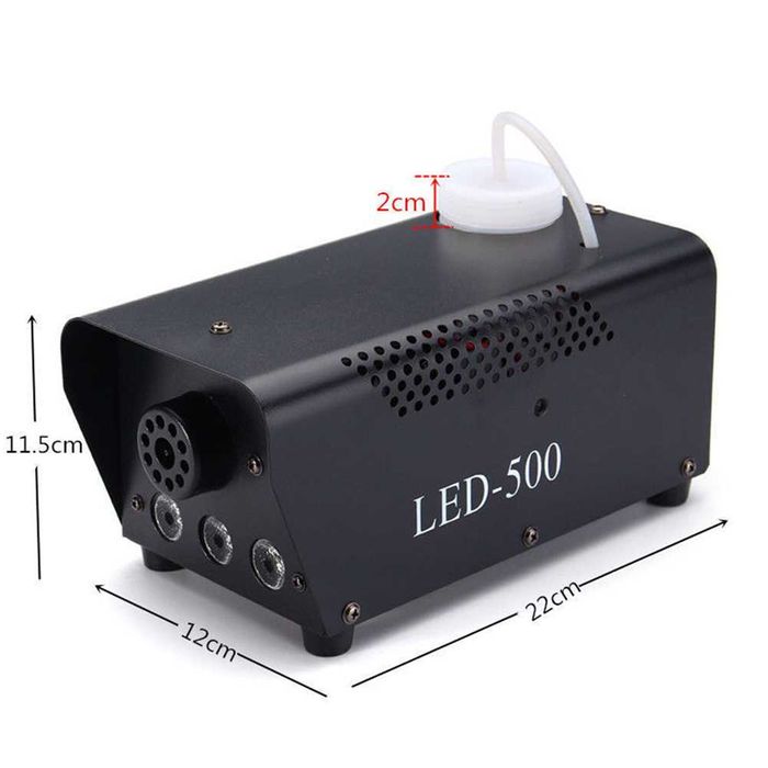 LED 500W машина за дим с въздушна колона с безжично дистанционно управление, сцена, машина за мъгла