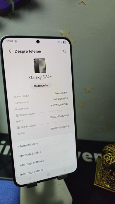 Samsung S24 + 256GB 12GB Ram.Duos Preṭ  fix!