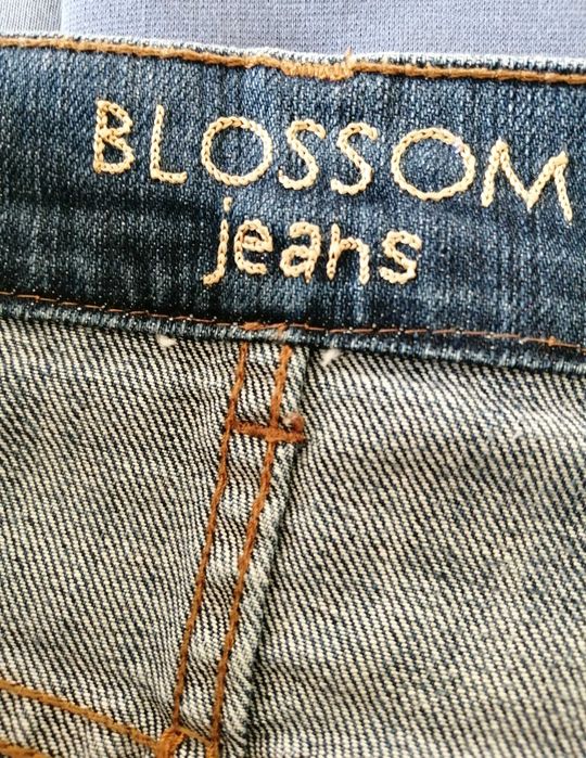 Fusta Blossom Jeans gravide denim made in Italy masura 26 bumbac