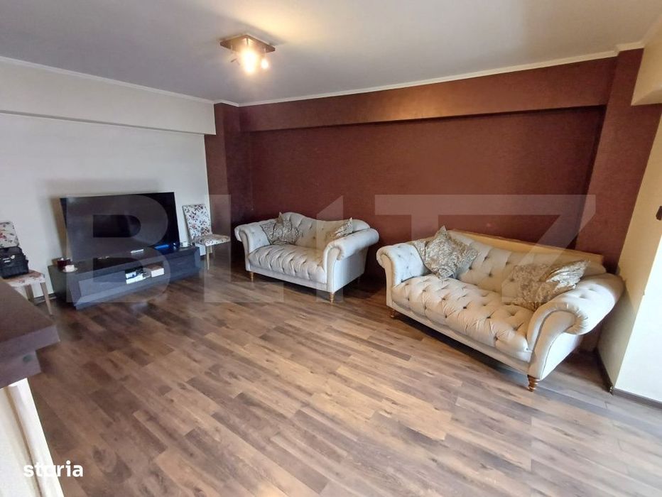 apartament de inchiriat, cu 2 camere, 63 mp, decomandat, zona pietonal — fotografia 3