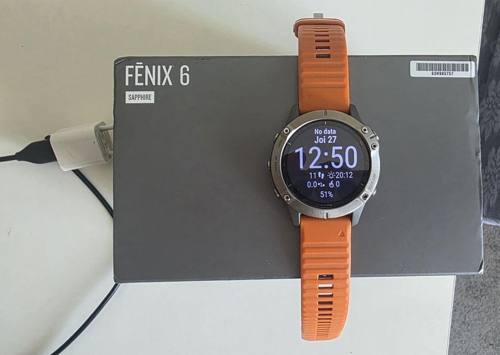 Garmin Fenix 6 Titanium Sapphire Editie Limitata