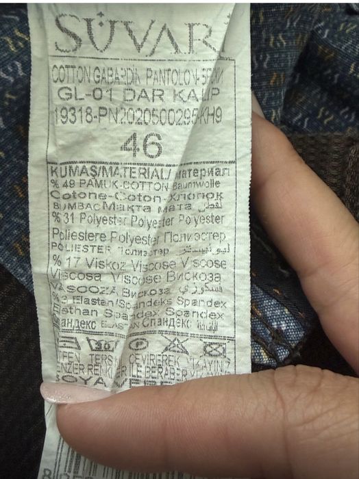 Pantaloni barbati Suvari marimea L
