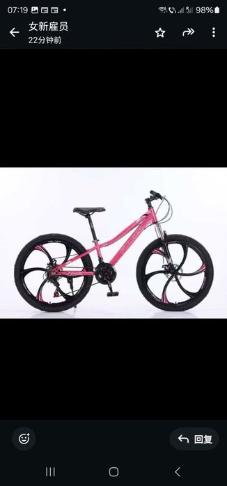 Bicicleta 24 inch, amortizor. La bax sau montata.